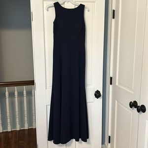 Navy blue mother of the groom dress